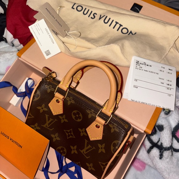 Louis Vuitton Mini Bag Brown Tan Monogram - Picture 1 of 12